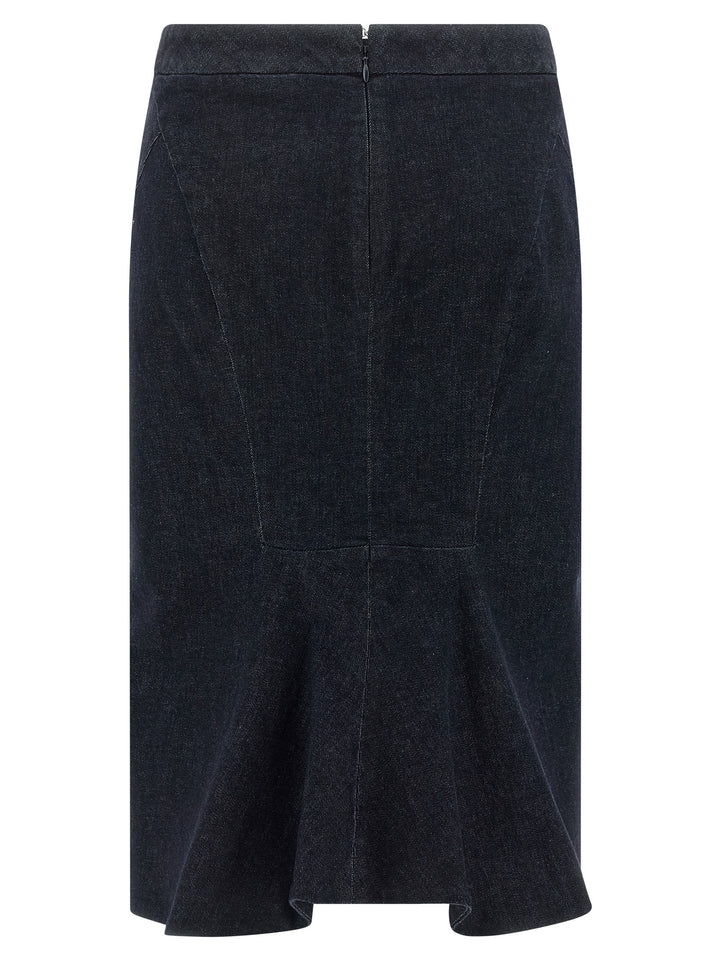 Tom Ford Denim Skirt Gonne - Blu | 12ea13ed35d6aa4af8df45a4cb1e4071582de5d4