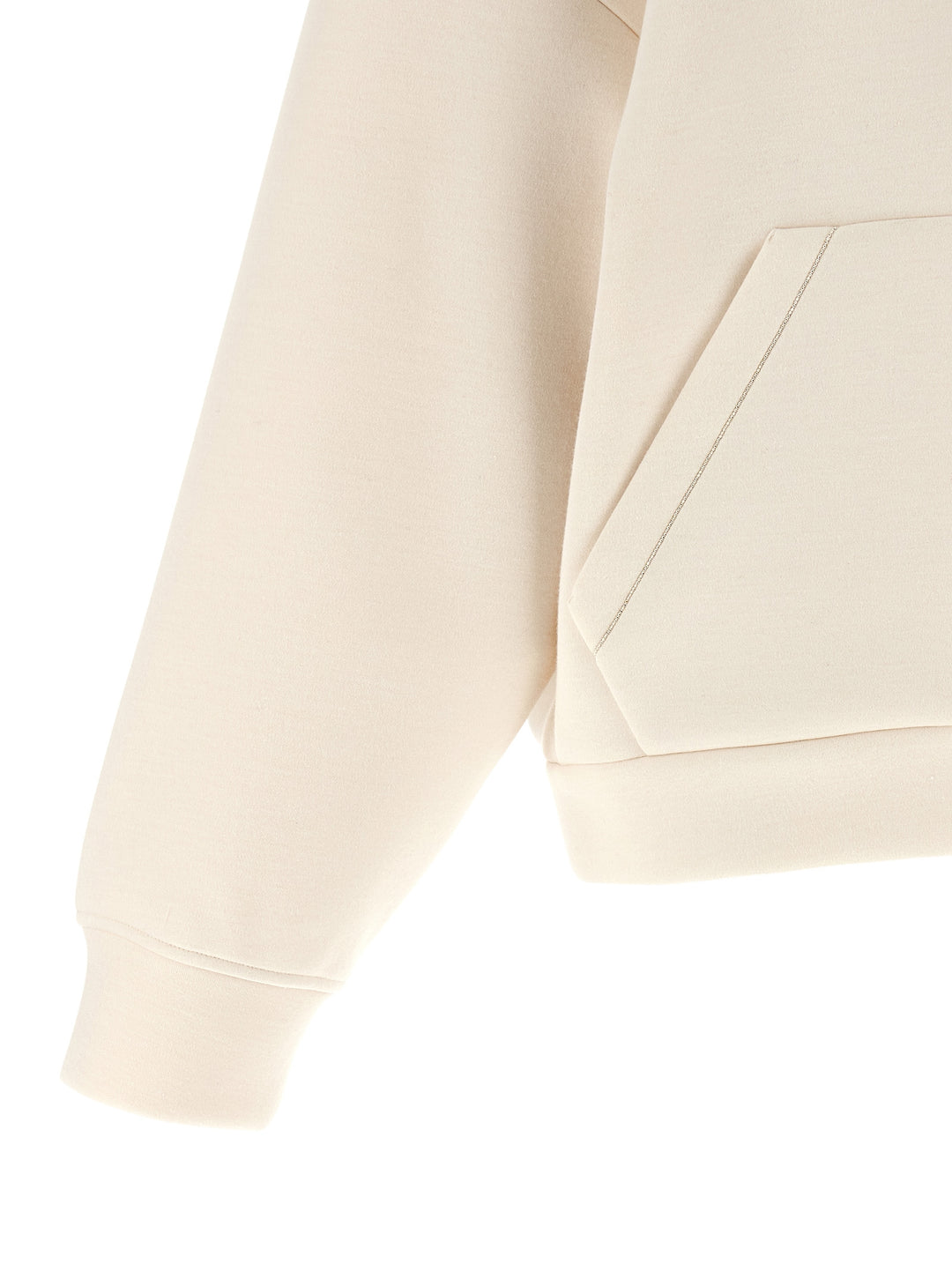 Fabiana Filippi Scuba Cashmere Hoodie Felpe - Beige | 20986b6e714027c5f2f1c22167d40693dec1b28d