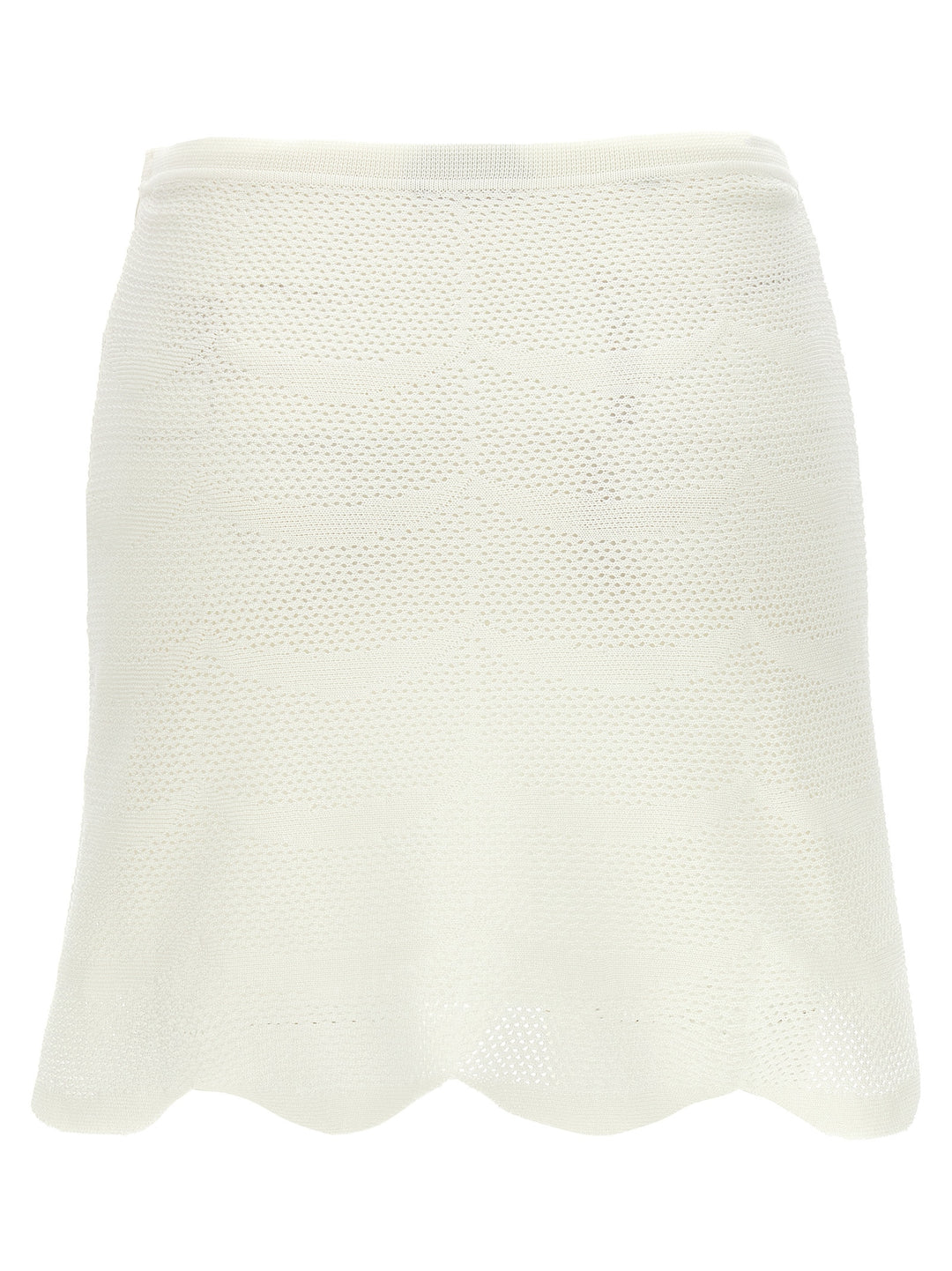 Tom Ford Crochet Mini Skirt Gonne - Bianco | 8f0ddd0cdf08ed503771a402cd59ac4f95a118ed