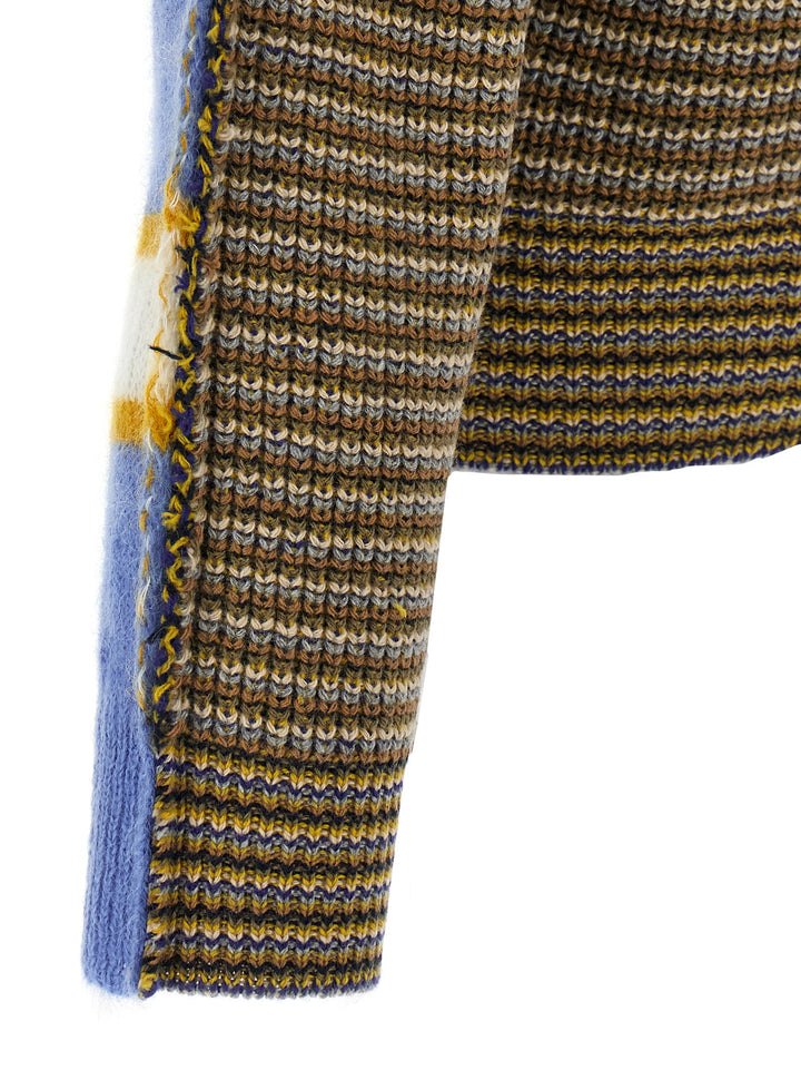 Marni Contrast Back Sweater Maglioni - Multicolor | f86bbb28a50e09dcaef18697c8082ec540343f66