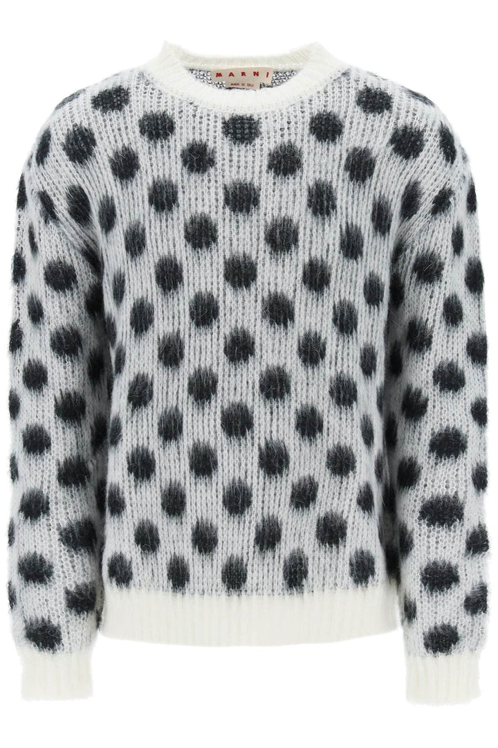 Pullover A Pois In Mohair