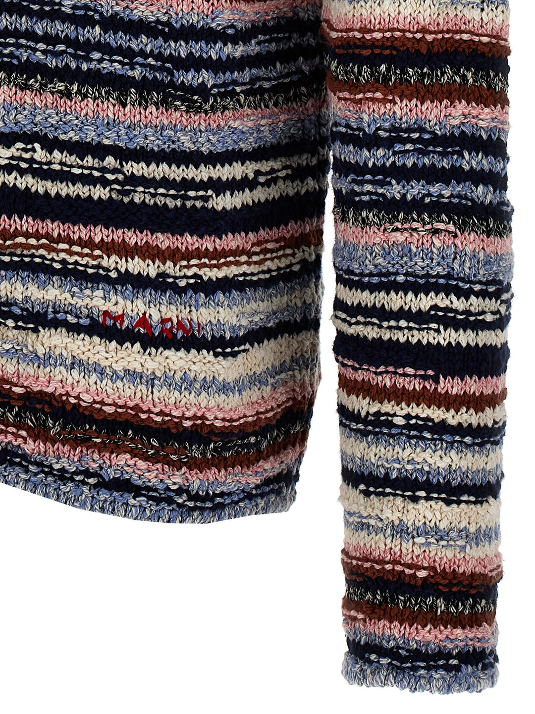 Striped Hooded Sweater Maglioni Multicolor