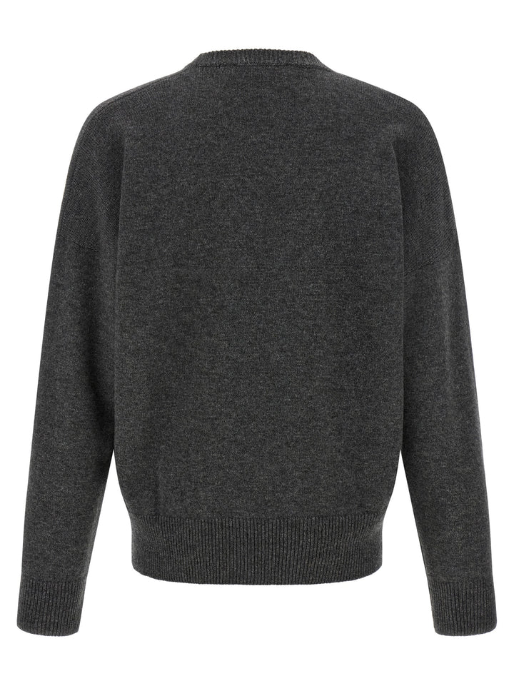 Larmeri Studio Wool And Cashmere Sweater Sweaters And Cardigans Gray