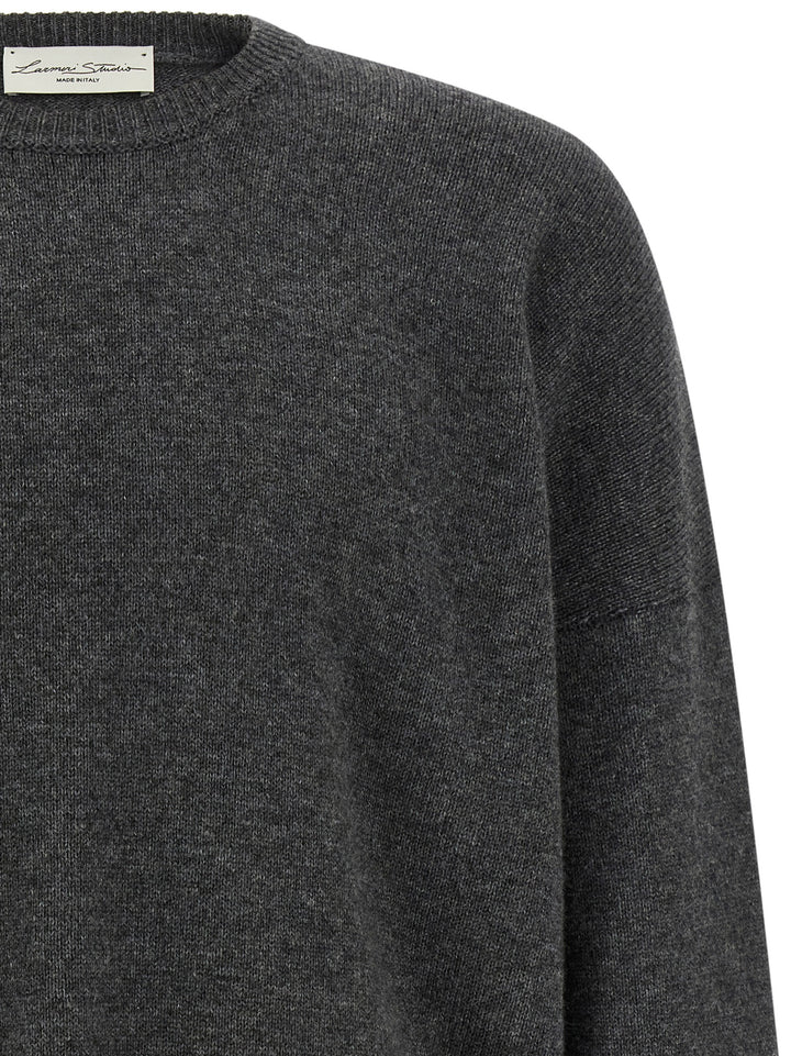Larmeri Studio Wool And Cashmere Sweater Sweaters And Cardigans Gray
