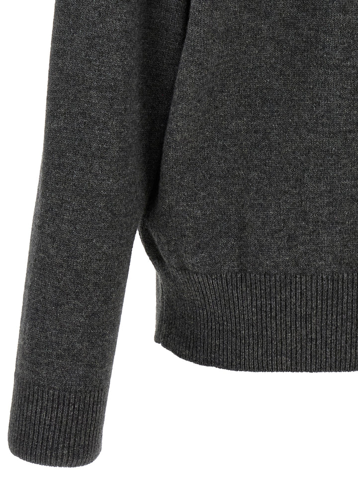 Larmeri Studio Wool And Cashmere Sweater Sweaters And Cardigans Gray
