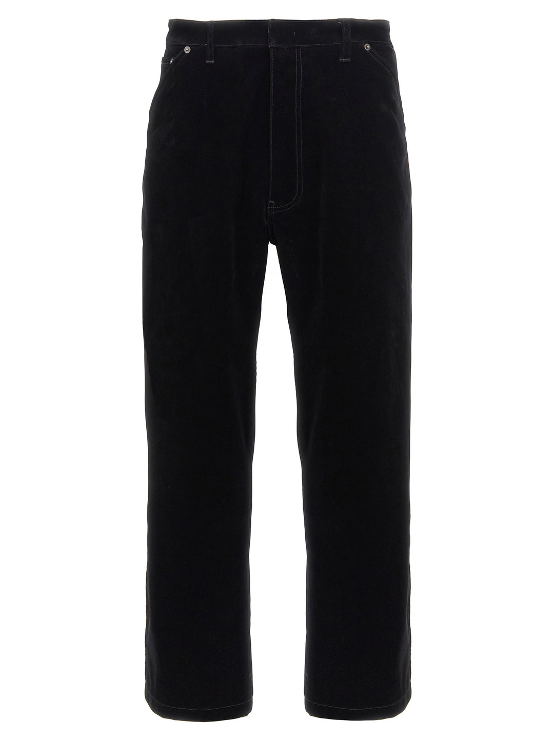 Prada Velvet Pantaloni - Nero | d7ebf9ebc16bbfdd4cba662ea63e44c9654efb99