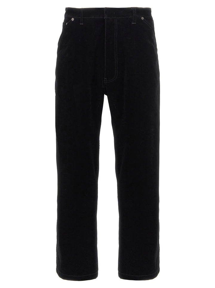 Prada Velvet Pantaloni - Nero | d7ebf9ebc16bbfdd4cba662ea63e44c9654efb99