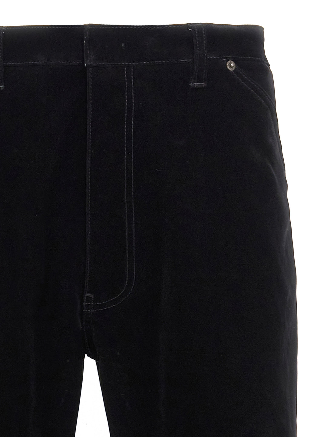Prada Velvet Pantaloni - Nero | fa06bf843824c5ef862170f77d2f804d01396799