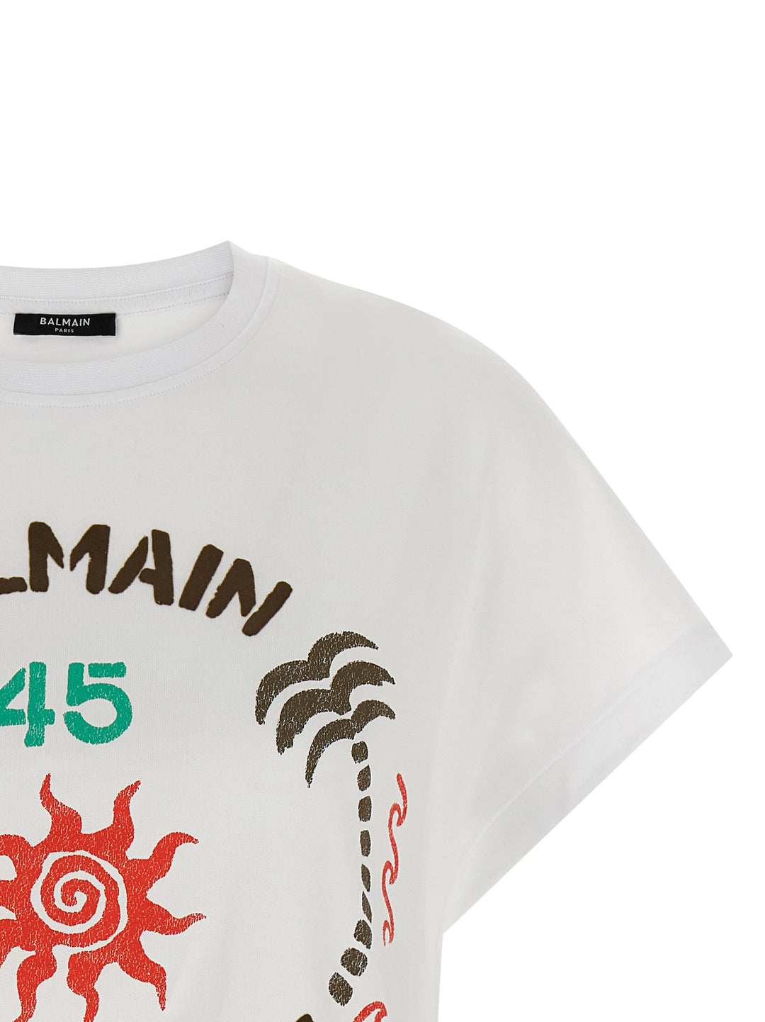 Balmain Club 45 T shirt - Bianco | ee59e735dd5e32746f93ba8214c73e9245f152e9