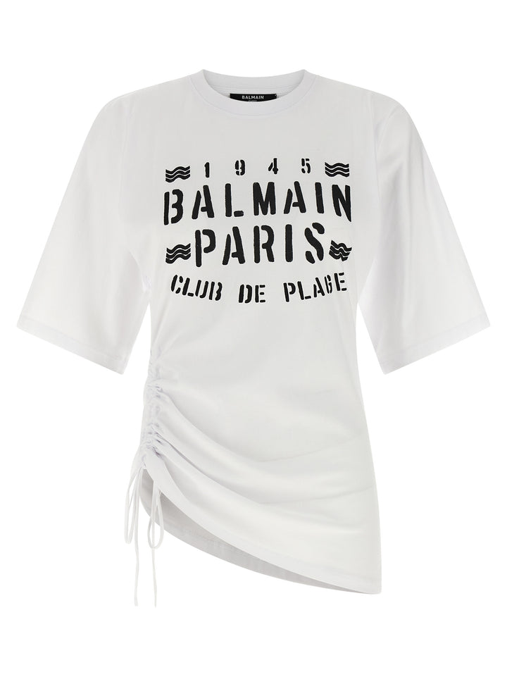 Balmain Balmain Club T shirt - Bianco/Nero | 095e522a15417f8f6e324c0552fd6593d85232e3