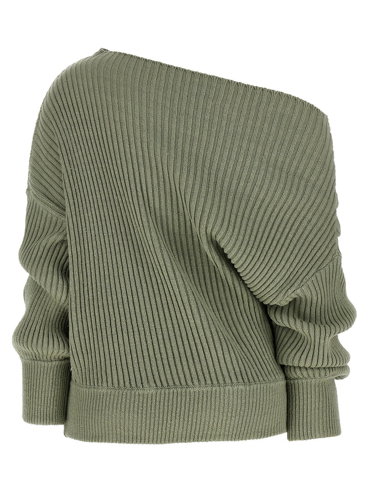 Balmain Draped Sweater Maglioni - Verde | b7e1ae8198c1b101066dcc8f847b2bb4bf4d0bb6