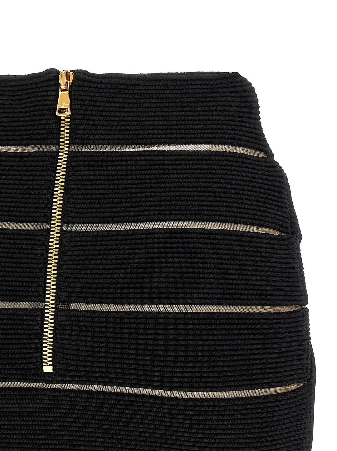 Balmain V-Shaped Waist Skirt Gonne - Nero | ffa7c98b768e670332f3d85c1df4ba7b19e957fe