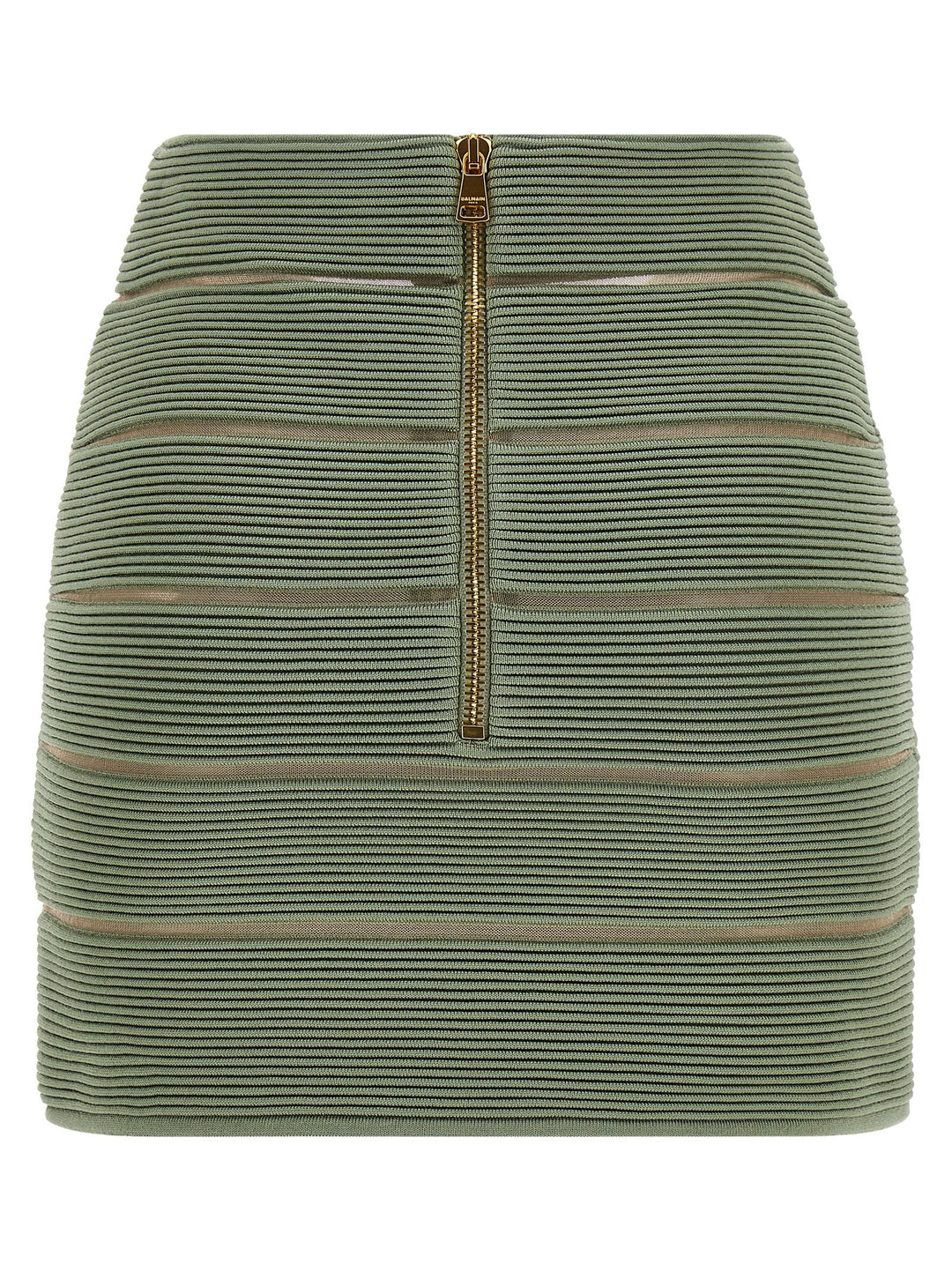 Balmain V-Shaped Waist Skirt Gonne - Verde | 1027a45037df4cb99cbf7ef763d1d6d622eadf15