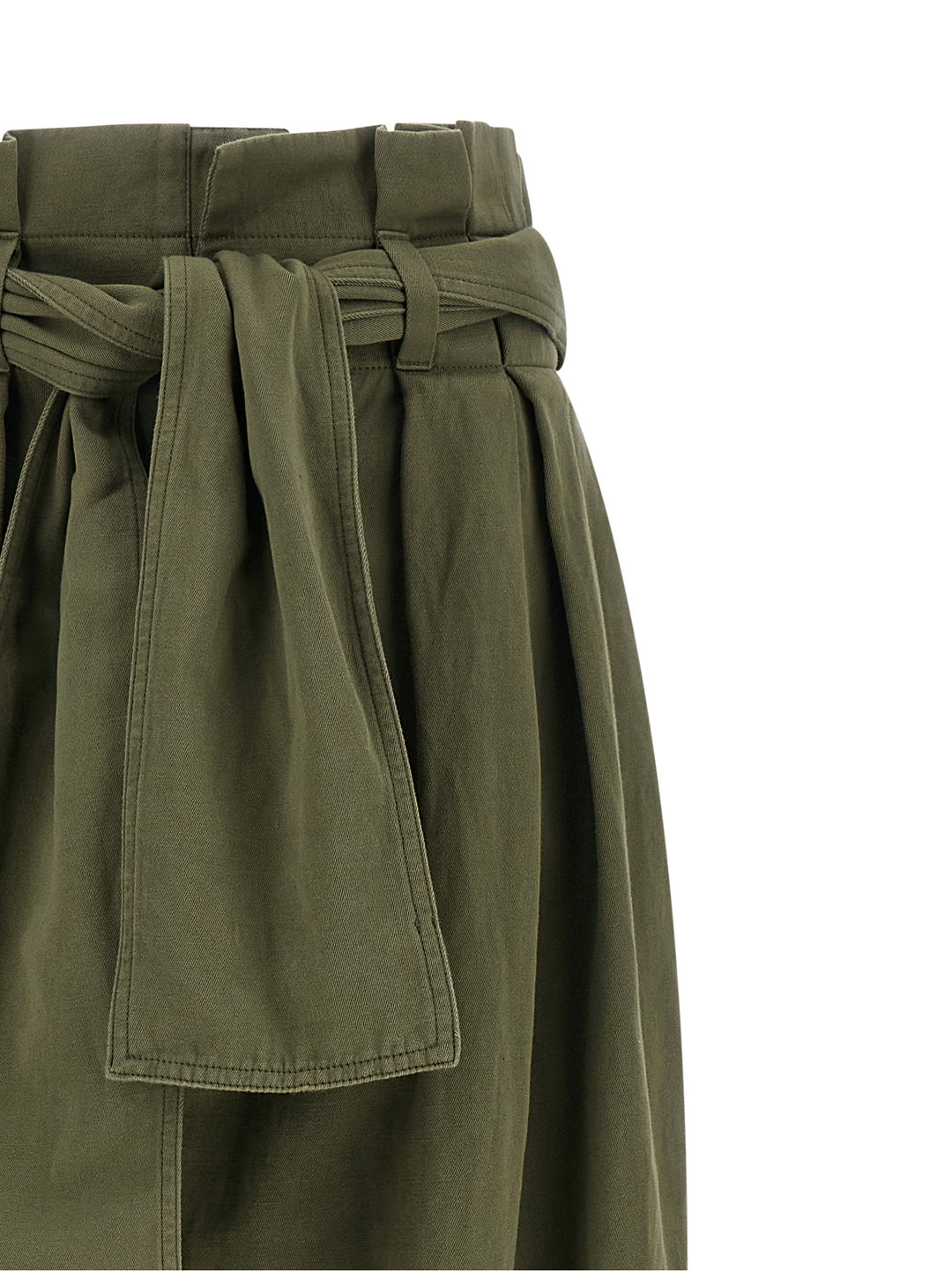 Balmain High Waist Pantaloni - Verde | e2729842aa7032c0cd5a4505c685b9ac3dcce530