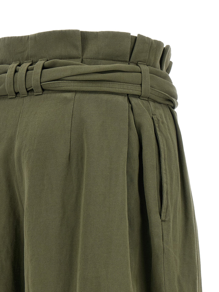 Balmain High Waist Pantaloni - Verde | cae7b8a4a30a0d020c45751335defc2dd59f9fa6