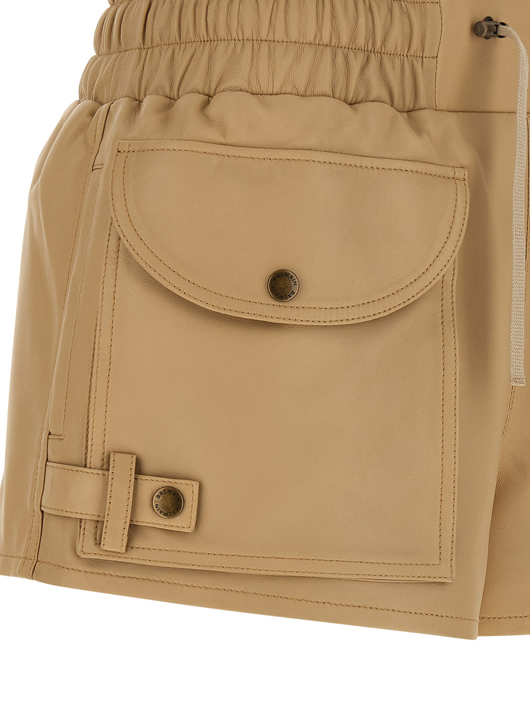 Balmain Short Cargo Bermuda e Short - Beige | bc153e68620eab28992d65480ae72006880752e5