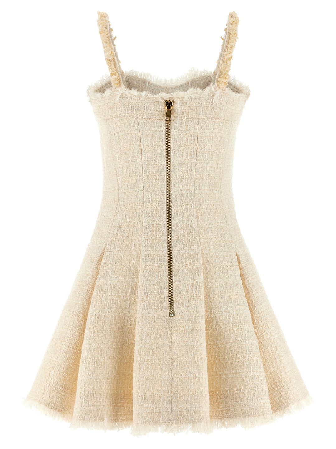 Balmain Conchiglie Abiti - Bianco | 471debfc3debe18a27f0584025942100c1a1fb7e