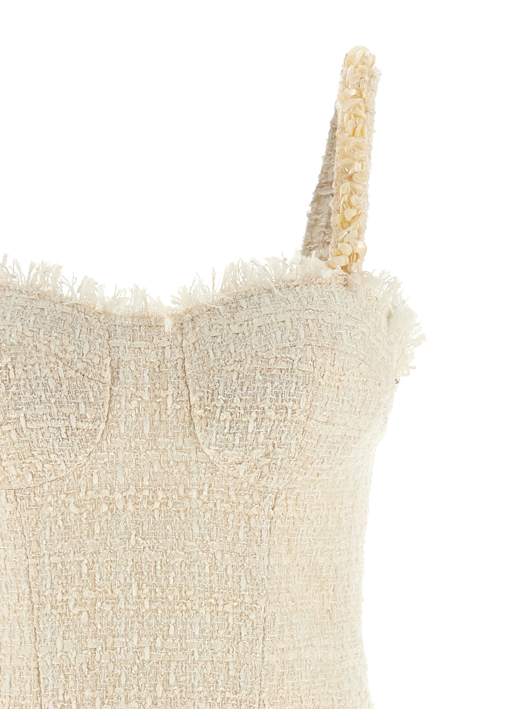 Balmain Conchiglie Abiti - Bianco | 60c394a7fe38b50bac5359aa751fb3ca045f278a