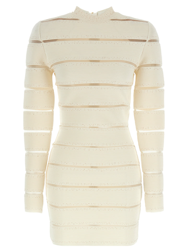 Balmain Bodycon Dress Abiti - Bianco | 651e638b609dc610c9c983bbf3b9d110fa3ffb3c