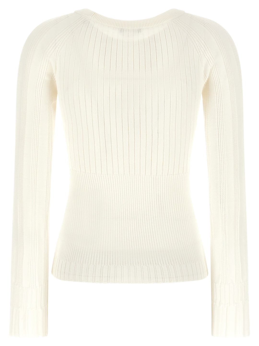 Balmain 3 Buttons Sweater Maglioni - Bianco | 2ee5a092063db5aef8ad8e9183337525326a4a23