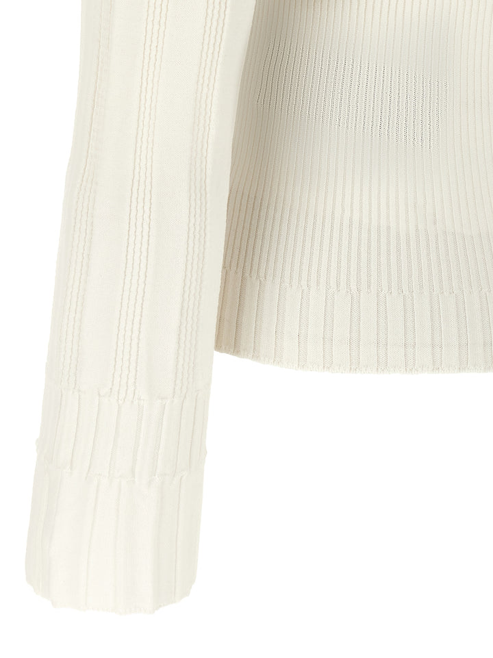 Balmain 3 Buttons Sweater Maglioni - Bianco | 626885b63388abf4ecd5d270c5b8d8cf814a6487