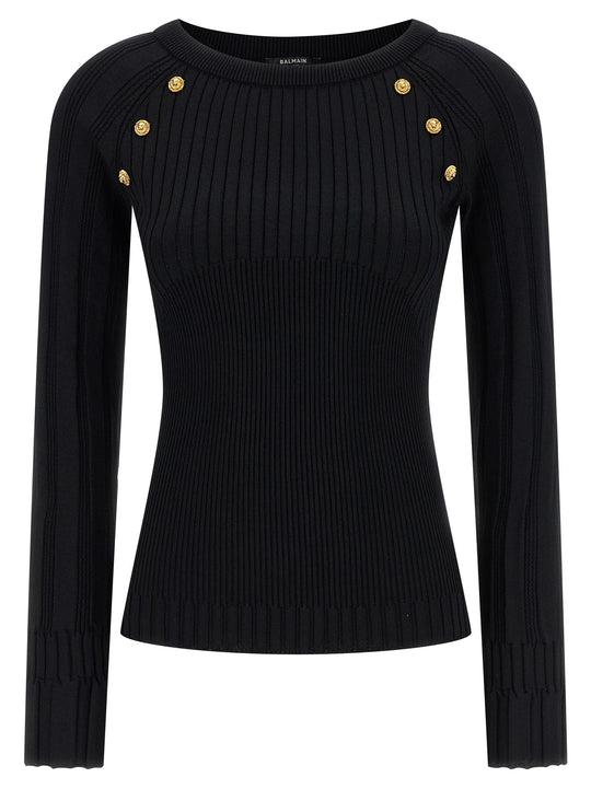 3 Buttons Sweater Maglioni Nero