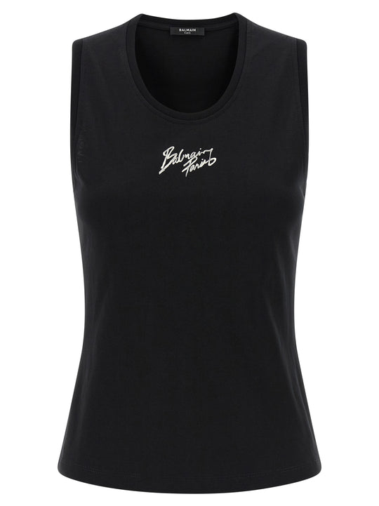 Balmain Paris Top Nero
