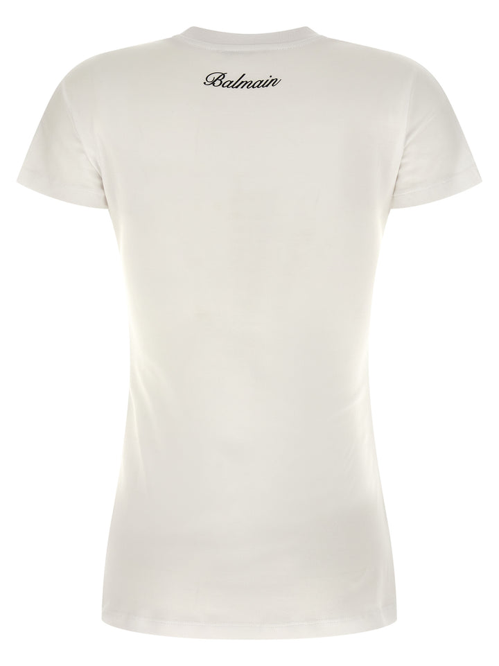 Balmain 3 Buttons T shirt - Bianco/Nero | dc918c6df2628d42da2b22786bc39d5f22cd591e