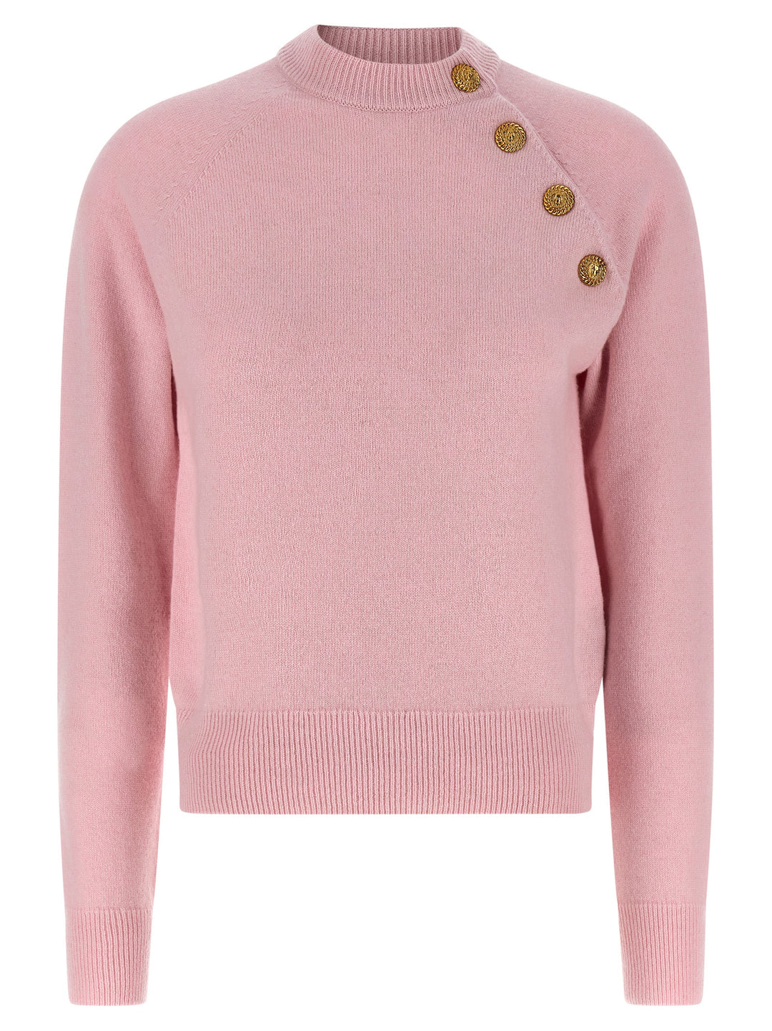 Balmain Cashmere Sweater Maglioni - Rosa | babb75a5e25a3d067f93fd114fa2d1c3c835e696