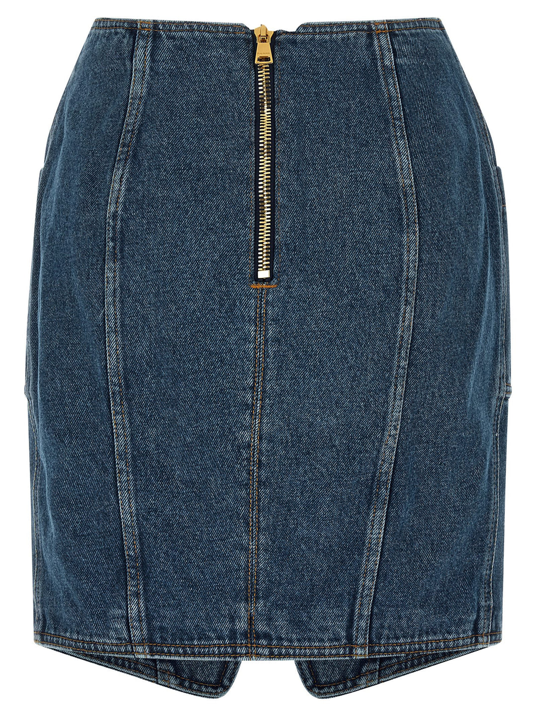 Balmain Belted Gonne - Blu | 7781eeffb6ae88fec8cd4f61364829c5e55925d8