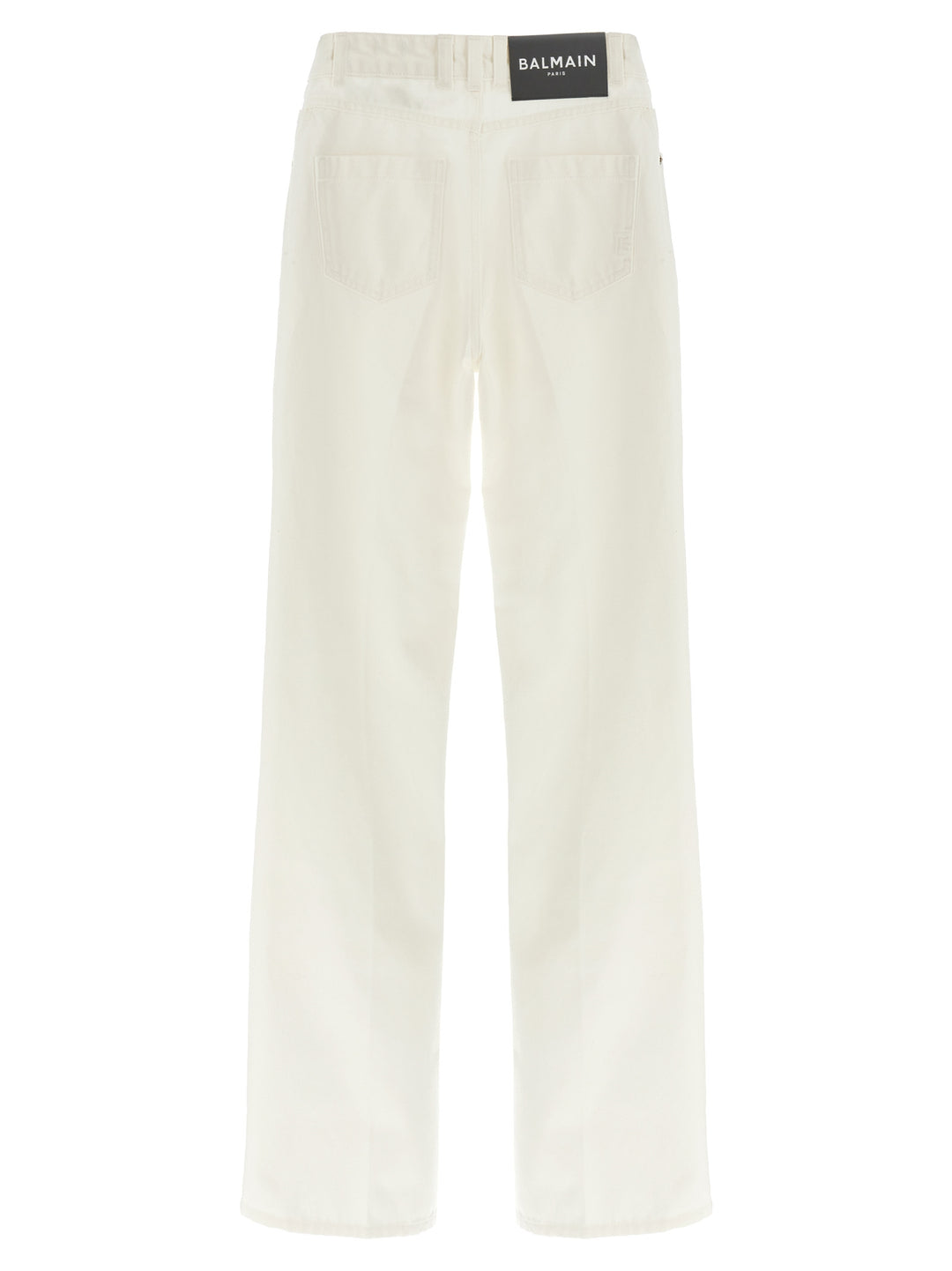 Balmain Embroidery Jeans - Bianco | 57bb096c49a9bba8feceb21e1db99ee50c61bd7d