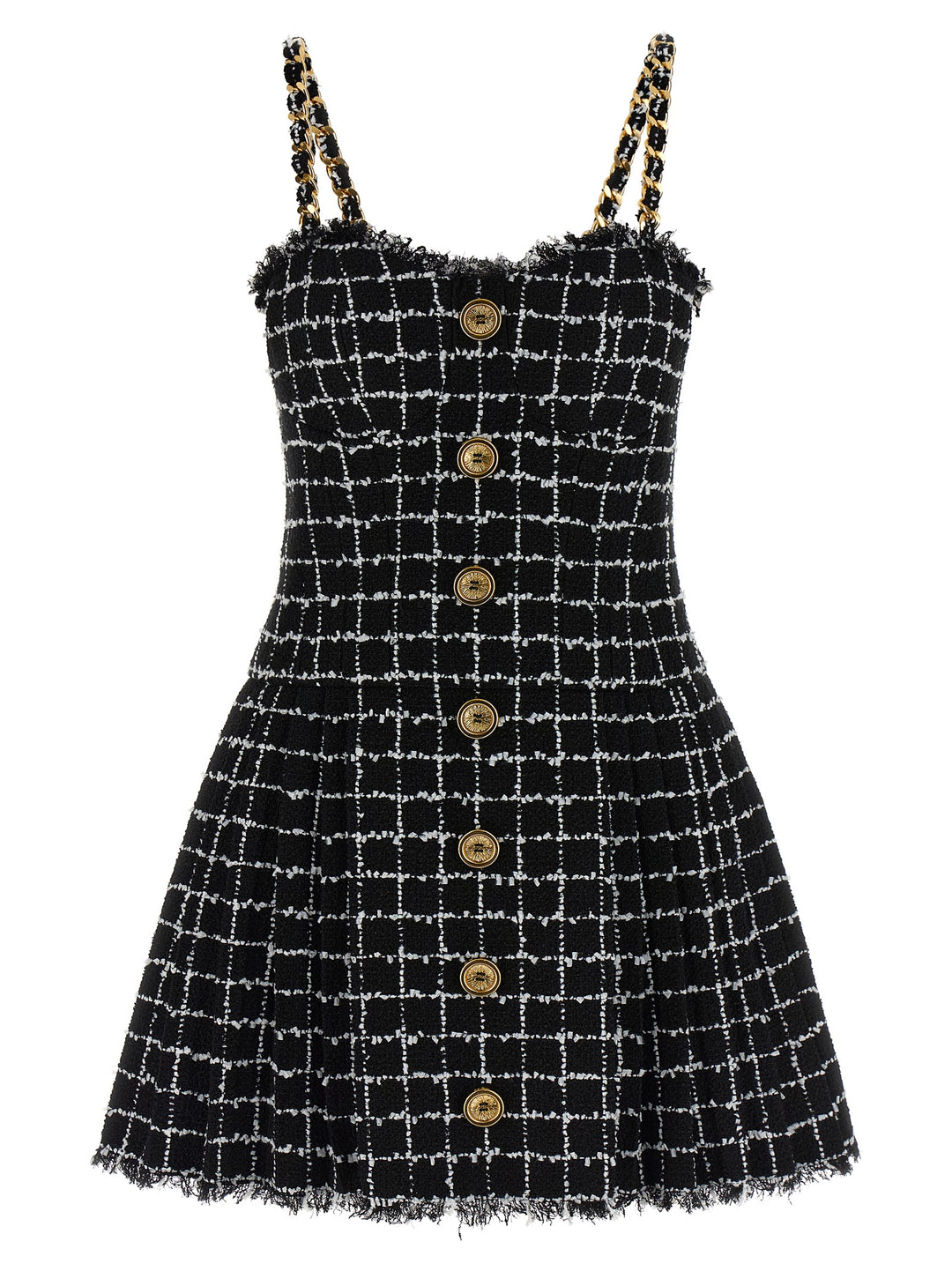 Balmain Tweed Dress Abiti - Nero | 16ec0c910c621365a69e323f87cf23cc33e60b33