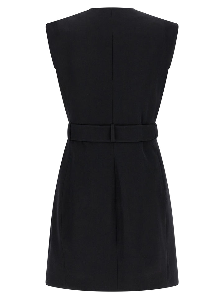 Balmain Wrap Dress Abiti - Nero | dcb44fb4bb5256bb82b3f05b8048ca6b289f6008