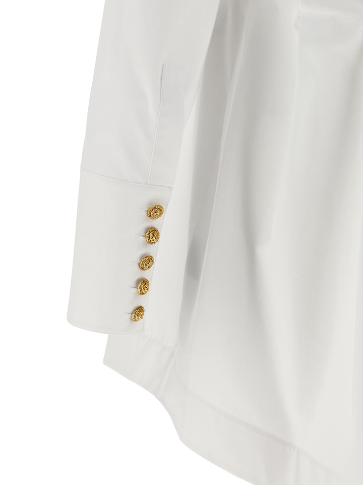 Balmain Chemisier Dress Abiti - Bianco | 0300a6164b93f96f00aed17447db36642426fcf1
