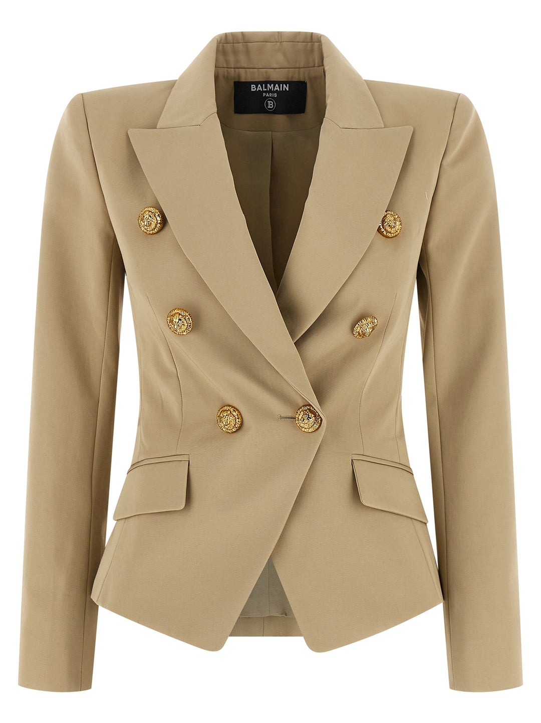 Balmain Double-Breasted Blazer BlazerS - Beige | 8ca3a79dee474d563274101fa0dabebeb4014f15