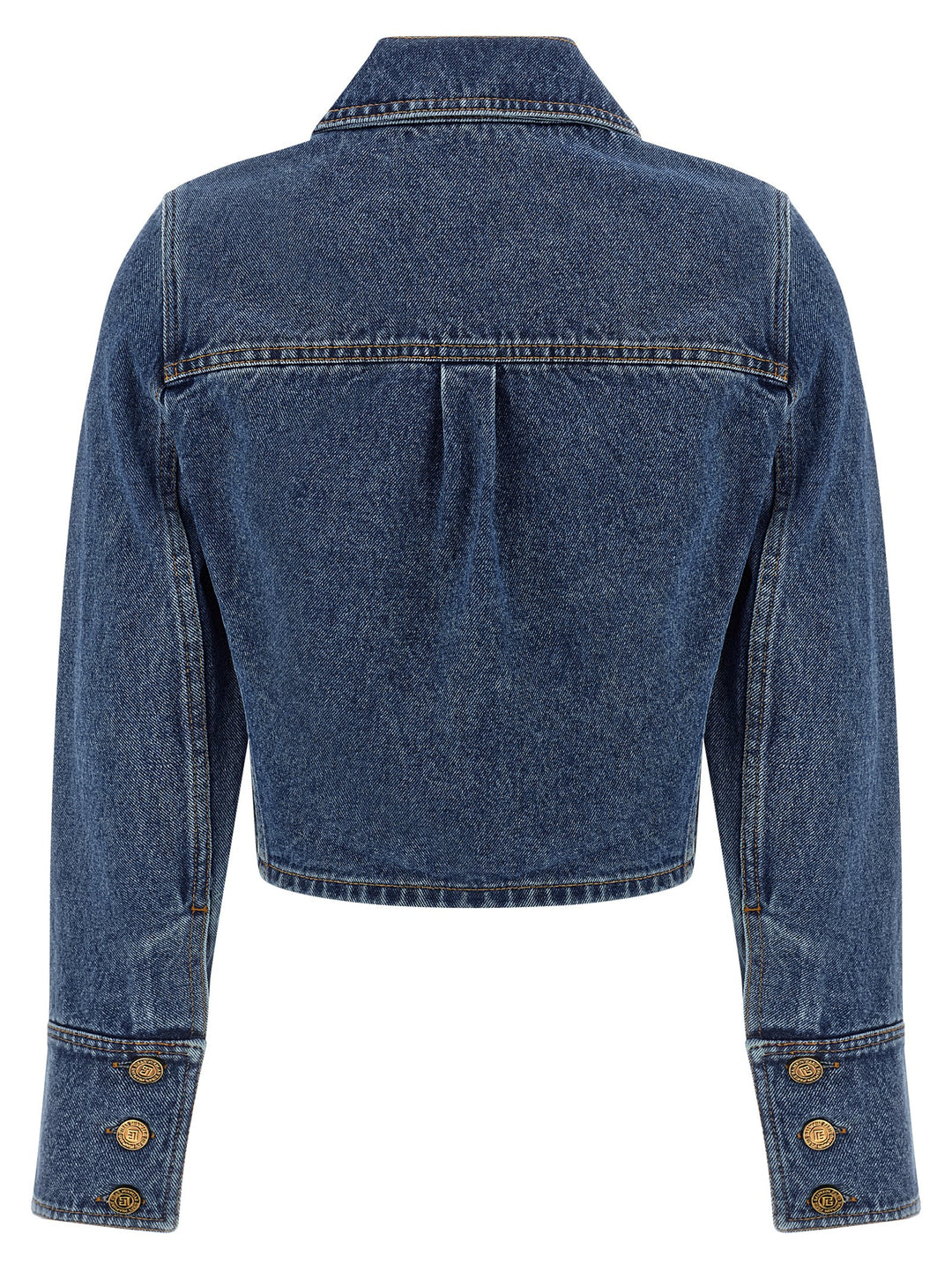 Balmain Denim Jacket Puffer Jackets - Blu | 59bf141d40091f1472db910f6a49bbc07aa67566