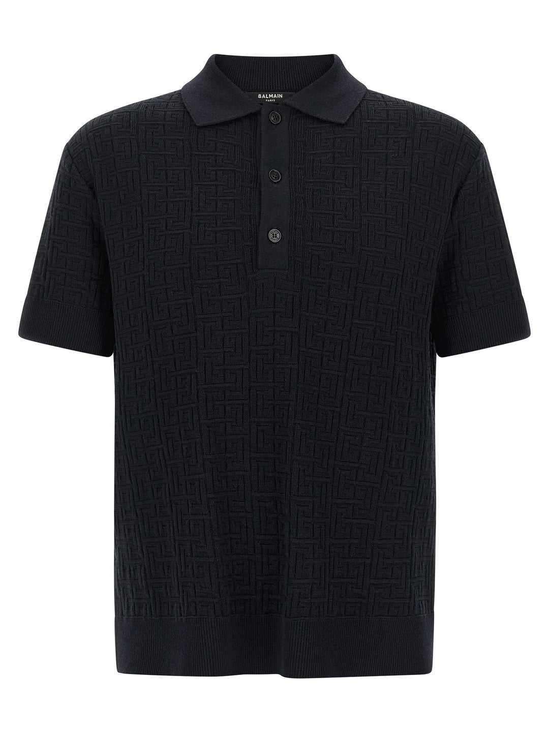 Balmain Monogram Polo - Blu | 5a31f45f9443bf72d898dc369bae752661d2428d