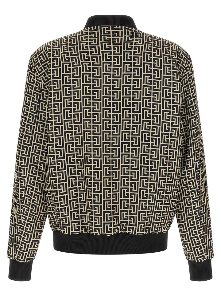 Balmain Monogram Puffer Jackets - Nero | c85ee759c38a442032b8bdb2f4cbede8395841f2