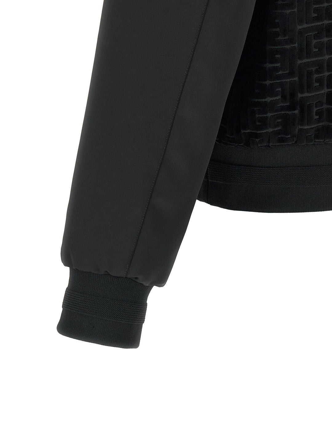 Balmain Velvet Bomber Jacket Puffer Jackets - Nero | 5797e8d5700f8294b5be5350338677ad780df710