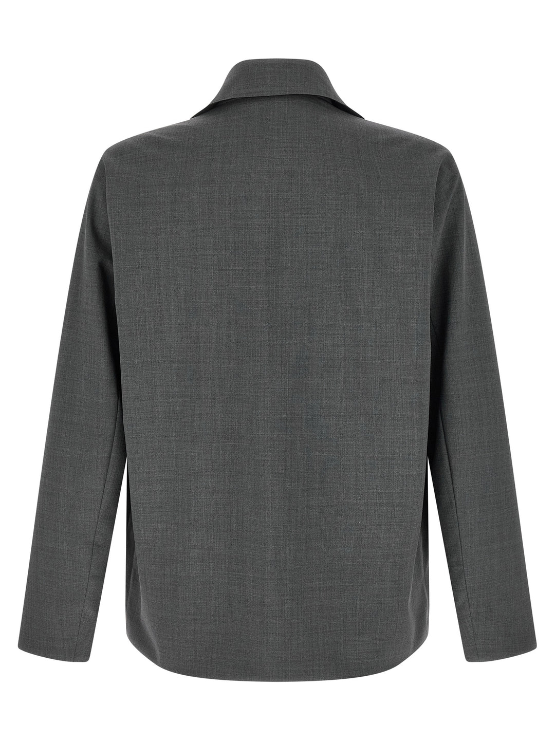 Herno Reversible Overshirt Puffer Jackets - Grigio | 48d8bb2ce2f185a202f21898ff406ede87c2ab59