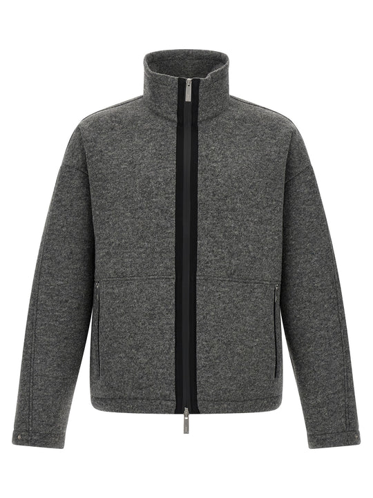 Pannolenci Jacket Puffer Jackets Grigio