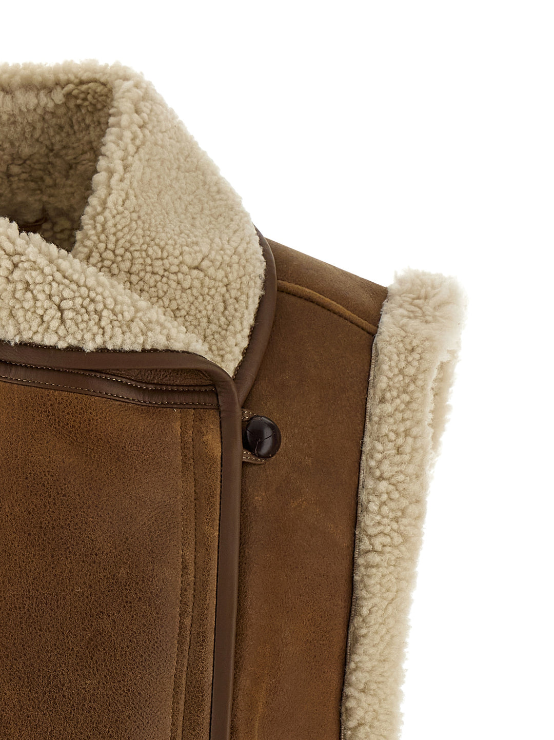 Isabel Marant Alime Gilet - Marrone | 4912a078028874e570554dd787490bd27dd40634