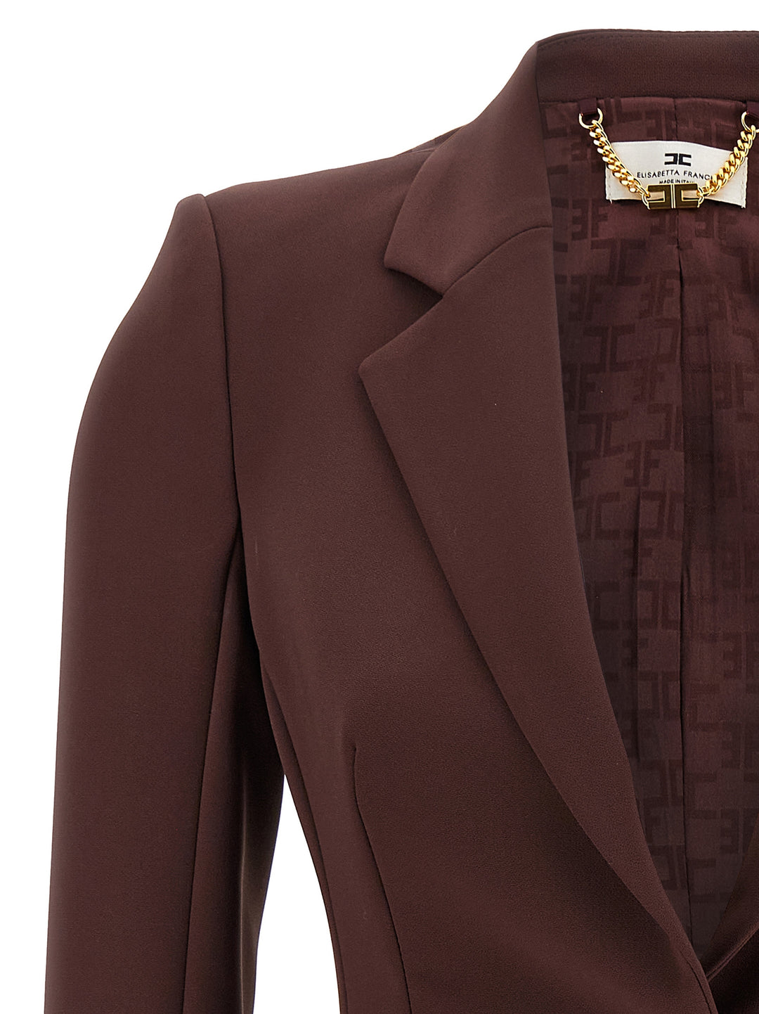 Elisabetta Franchi Jewel Strap Blazer BlazerS - Viola | ad8813710463a278c495681fd406c5078c1312d5