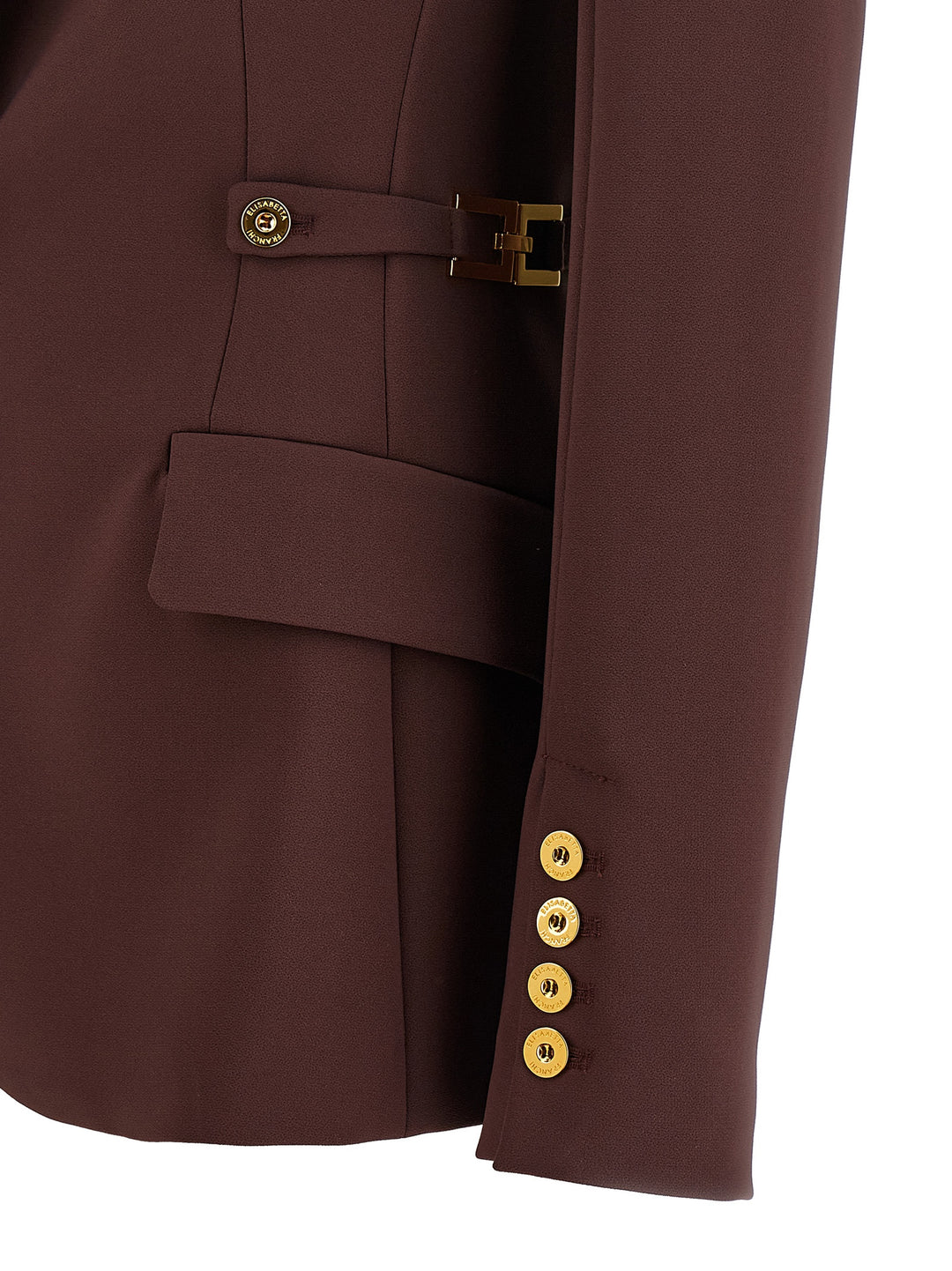 Elisabetta Franchi Jewel Strap Blazer BlazerS - Viola | 76739d5dedd43406afda9c2ac6cc09b0f7299344