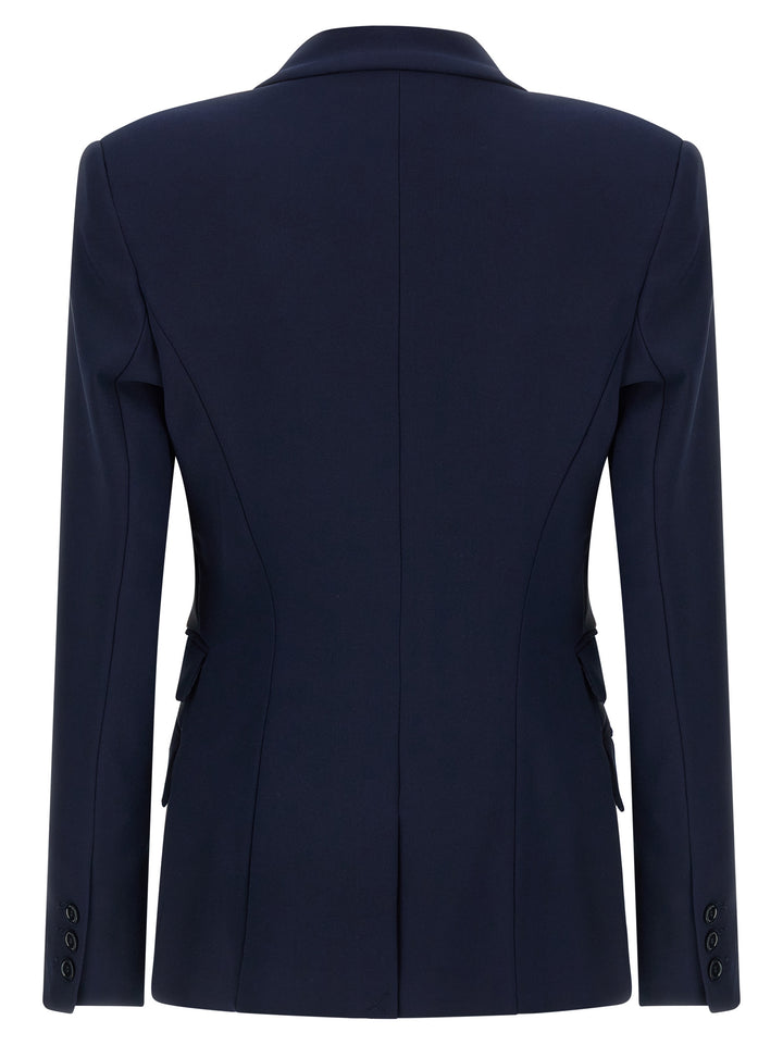 Elisabetta Franchi Light Crêpe Blazer BlazerS - Blu | a1d7894cbb4386e14d6f6203955c461f7bcb37d3