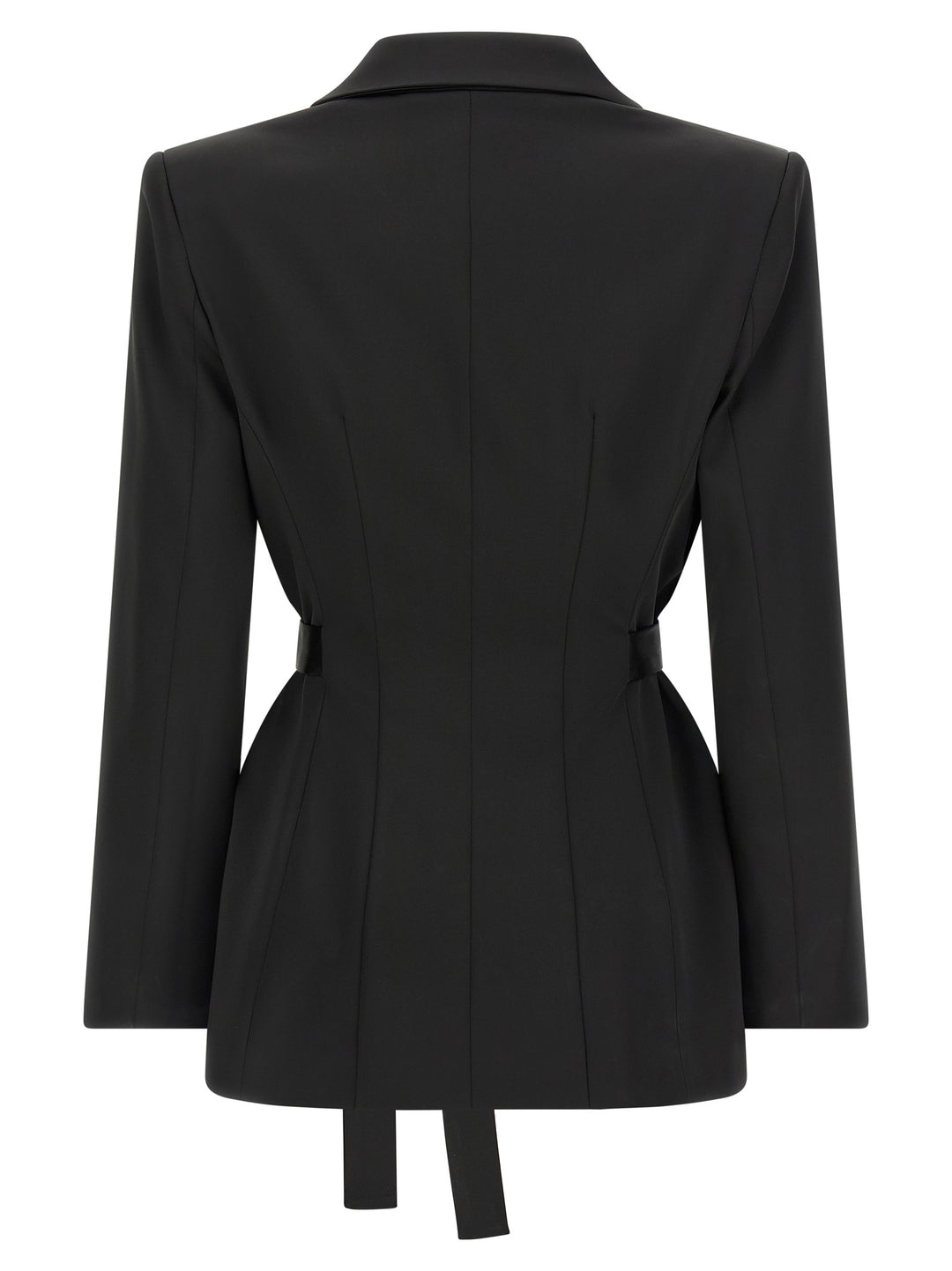 Elisabetta Franchi Stretch Satin Blazer BlazerS - Nero | e94b44cfbfd492382509b0ab81b2e5bac3244411