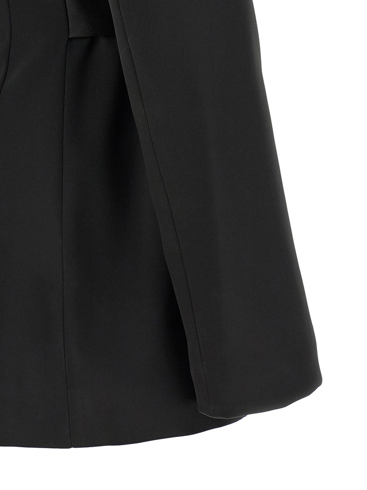 Elisabetta Franchi Stretch Satin Blazer BlazerS - Nero | 44ecd53eafe6d583aaf6badc859b476f8a6922f5
