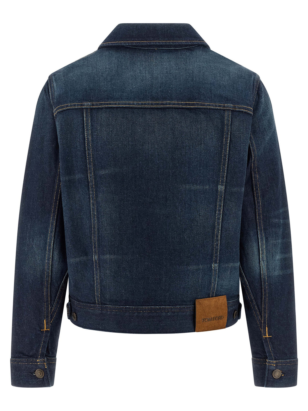 Tom Ford Japanese Denim Jacket Puffer Jackets - Blu | 21bd5e0893f5e66b392c7af210272a45cab51220