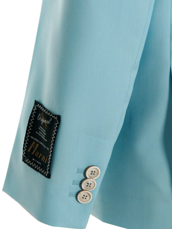 Marni Single-Breasted Blazer Jacket BlazerS - Celeste | 0d6fc055725e9c308f7be44eabfccb4d76ecdd3c