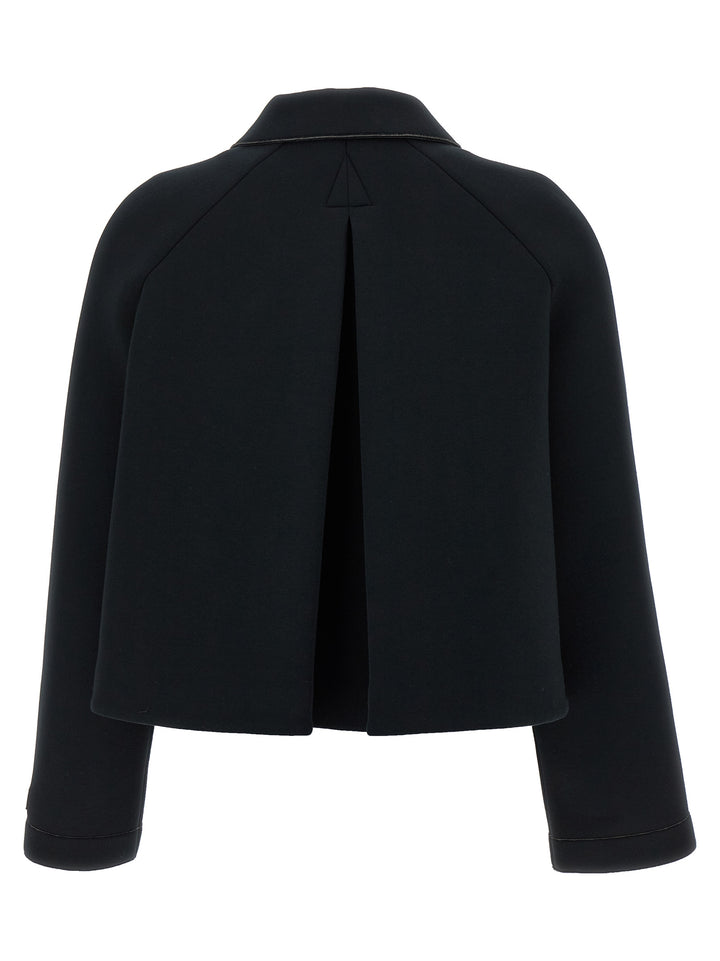 Marni Jersey Jacket Puffer Jackets - Nero | 6e2fe041965a526e7cbe3cb87b29947572c2047f